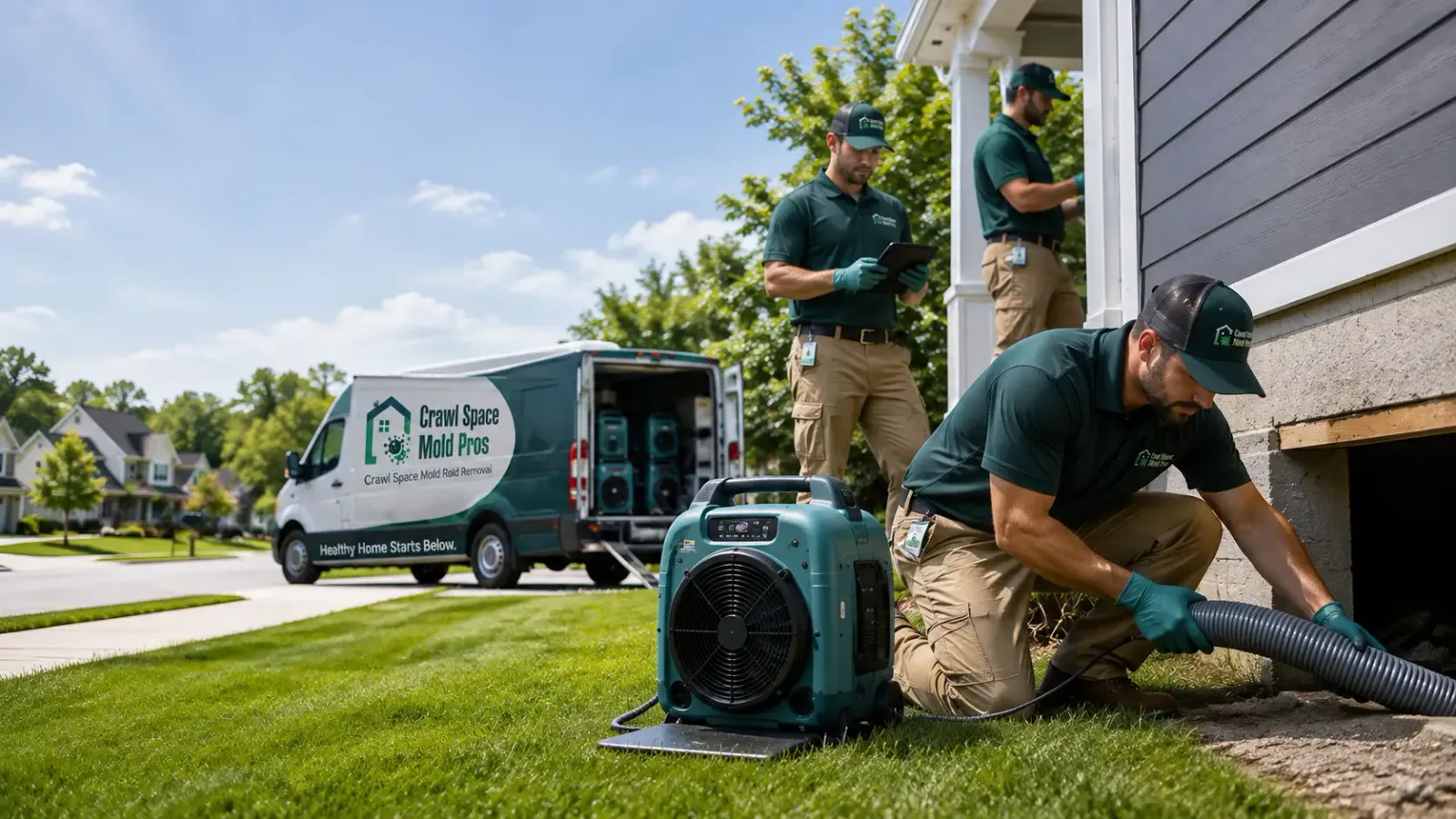 Crawl Space Mold Removal in Clinton, MT
